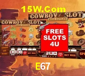 Slots com jackpots e giros grátis na E67